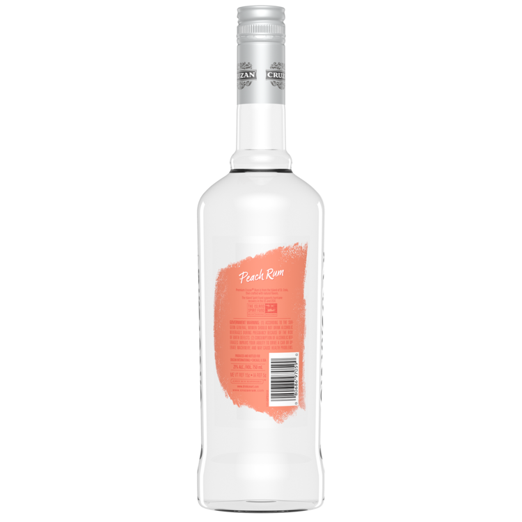 Cruzan Peach Flavored Rum 42 - 750ML