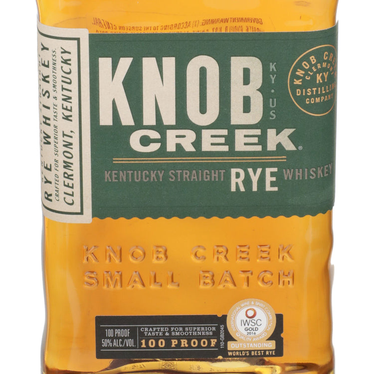 Knob Creek Straight Rye Whiskey Small Batch 7 Yr 100 - 375ML