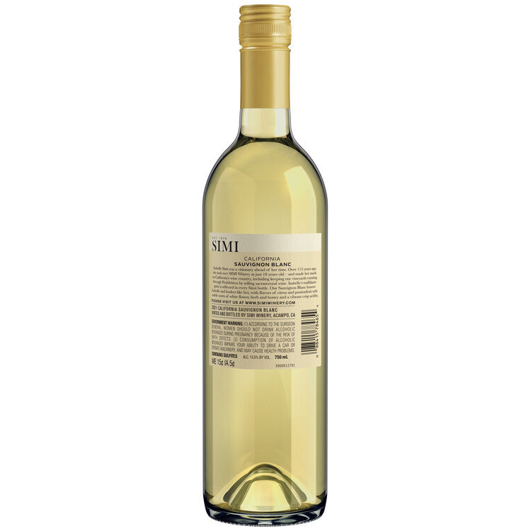 Simi Sauvignon Blanc California 2023 - 750ML