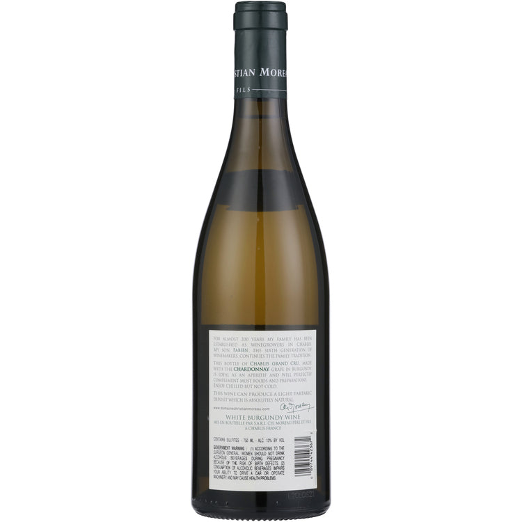 Christian Moreau Chablis Les Clos Grand Cru 2022 - 750ML