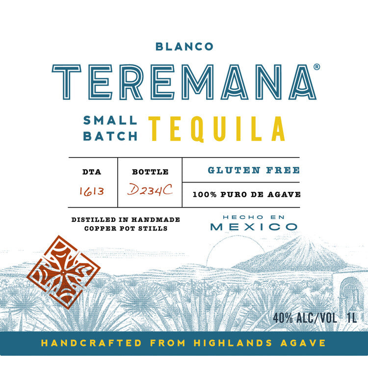 Teremana Tequila Blanco Small Batch 80 - 1.0L