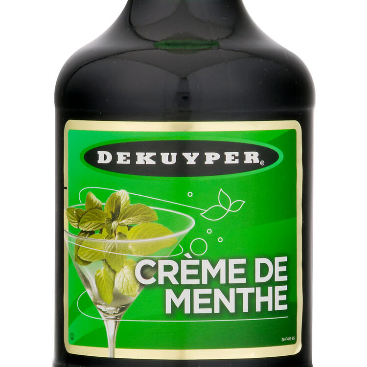 Dekuyper Creme De Menthe Green 60 - 750ML - Front Label