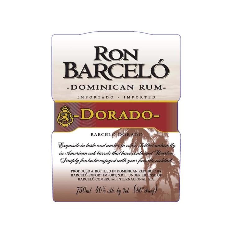 Ron Barcelo Aged Rum Dorado 80 - 750ML - Front Label