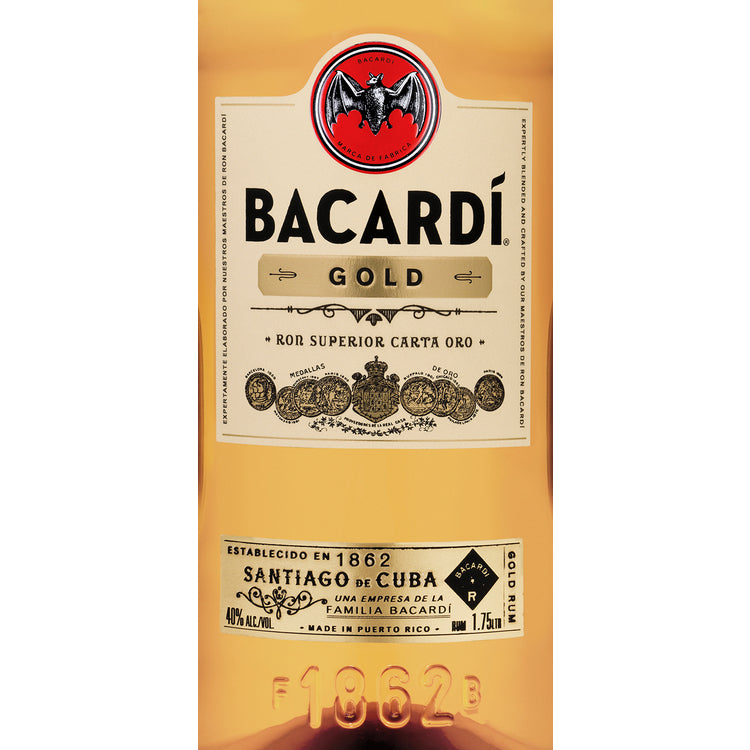 Bacardi Gold Rum 80 - 750ML