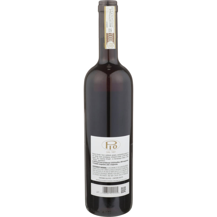 Pio Cesare Barolo Ornato 2018 Wood Box - 750ML