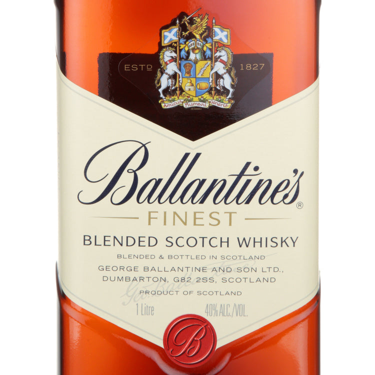 Ballantine's Blended Scotch Finest 80 - 1.0L - Front Label