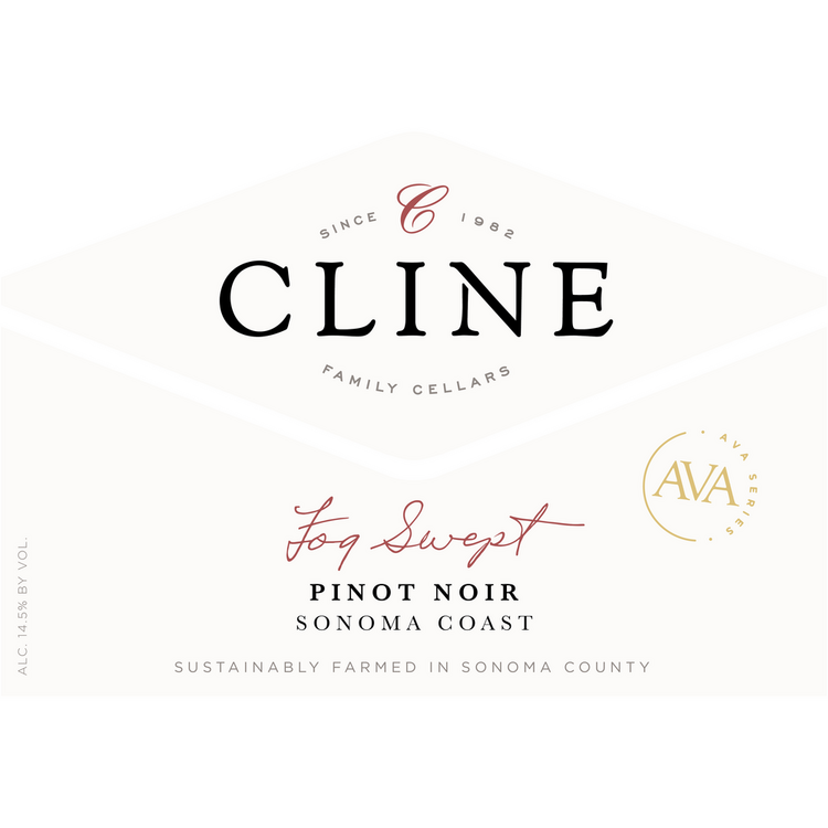 Cline Pinot Noir Fog Swept Sonoma Coast 2023 - 750ML