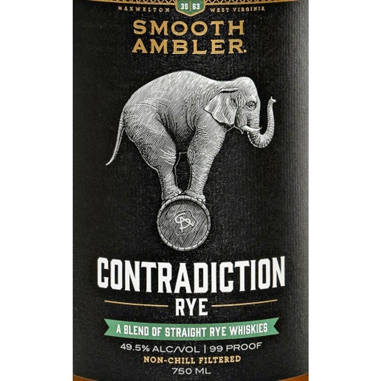 Smooth Ambler Blend Of Straight Rye Whiskies Contradiction Rye 105 - 750ML