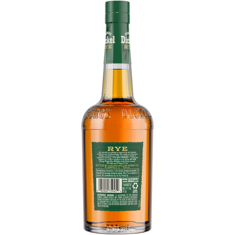 George Dickel Rye Whiskey Small Batch 90 - 750ML
