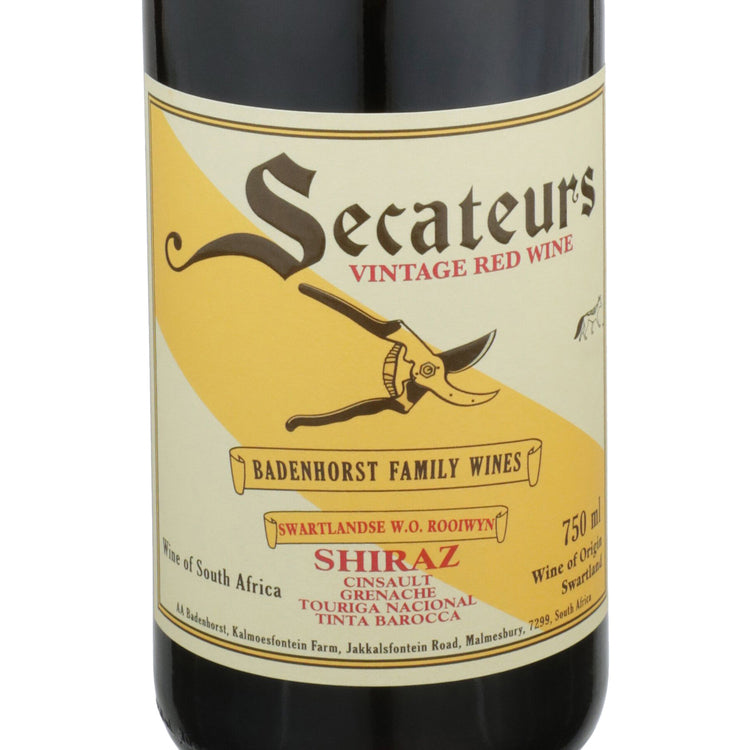 A.A. Badenhorst Family Wines Red Blend Secateurs Coastal Region 2021 - 750ML
