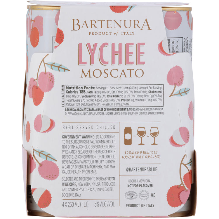 Bartenura Lychee Flavored Moscato - 250ML