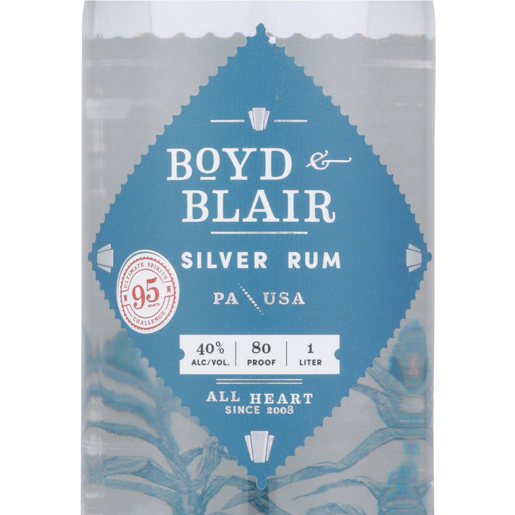 Boyd & Blair Light Rum Silver 80 - 1.0L
