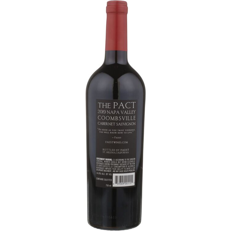 Faust Cabernet Sauvignon The Pact Coombsville 2019 - 750ML