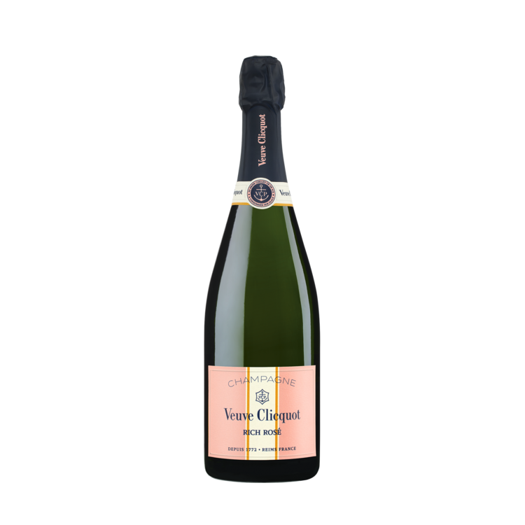 Veuve Clicquot Champagne Rich Rose - 750ML - Front