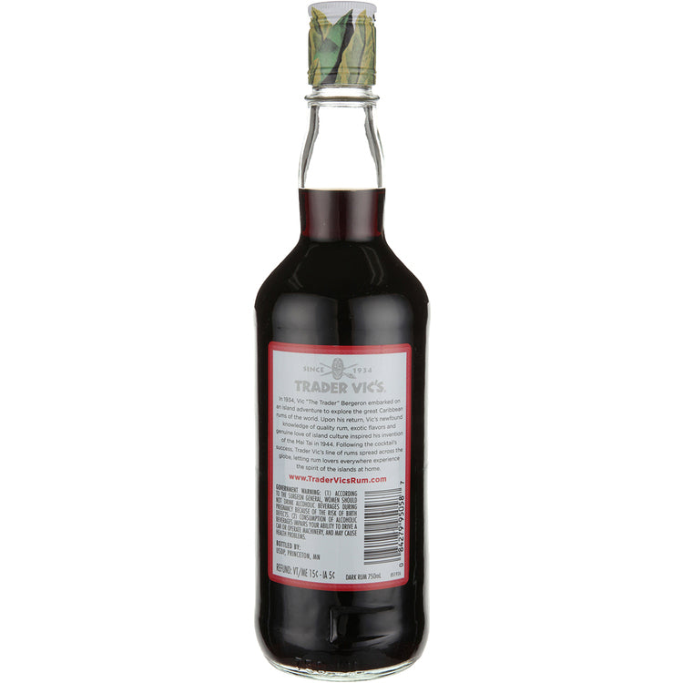 Trader Vic'S Dark Rum 80 - 750ML