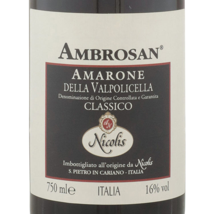 Nicolis Amarone Della Valpolicella Classico Ambrosan 2013 - 750ML