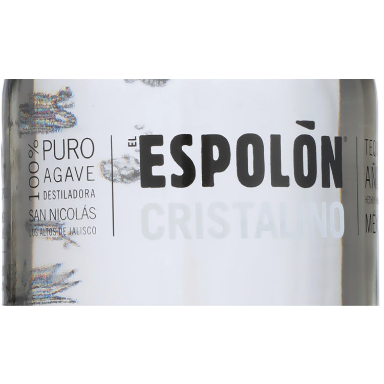 Espolon Tequila Anejo Cristalino 80 - 750ML - Front Label