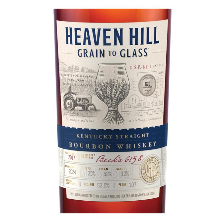 Heaven Hill Straight Bourbon Grain To Glass 6 Yr 107 - 700ML