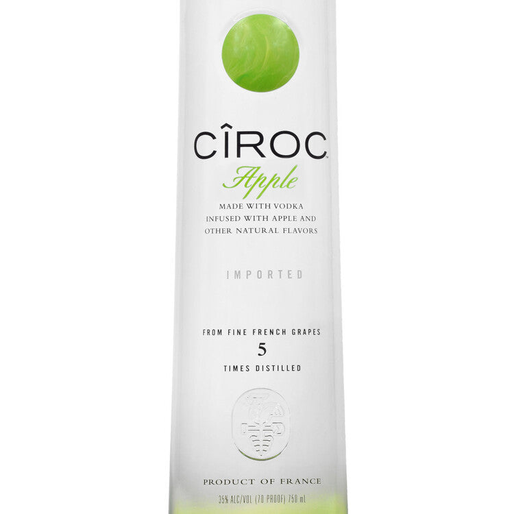 Ciroc Apple Flavored Vodka 70 - 750ML