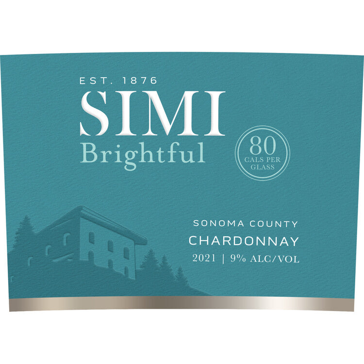 Simi Chardonnay Brightful Sonoma County 2021 - 750ML