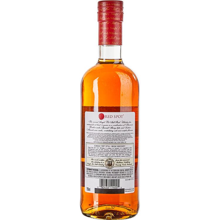 Red Spot Single Pot Still Irish Whiskey 15 Yr 92 - 750ML