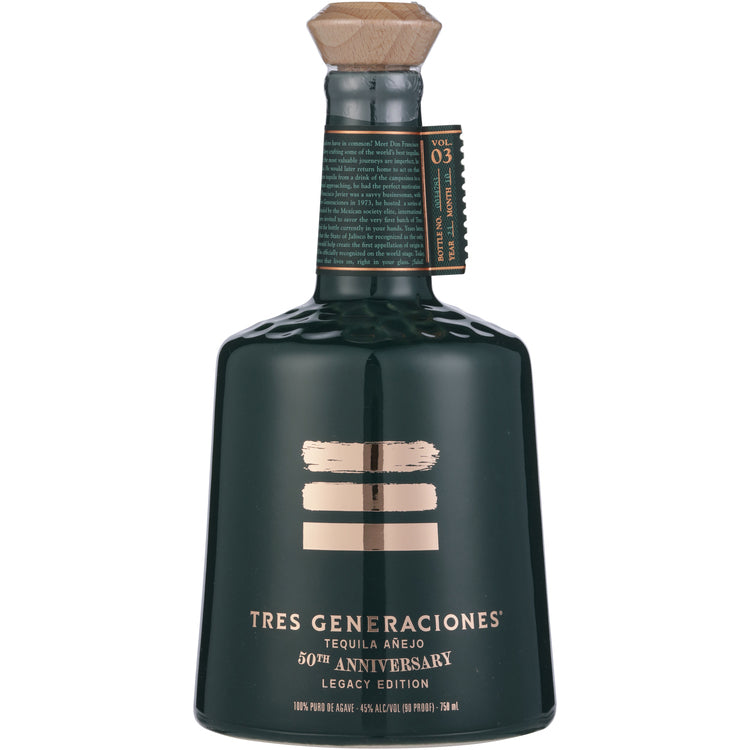 Tres Generaciones Tequila Anejo 50th Anniversary Legacy Edition 90 - 750ML