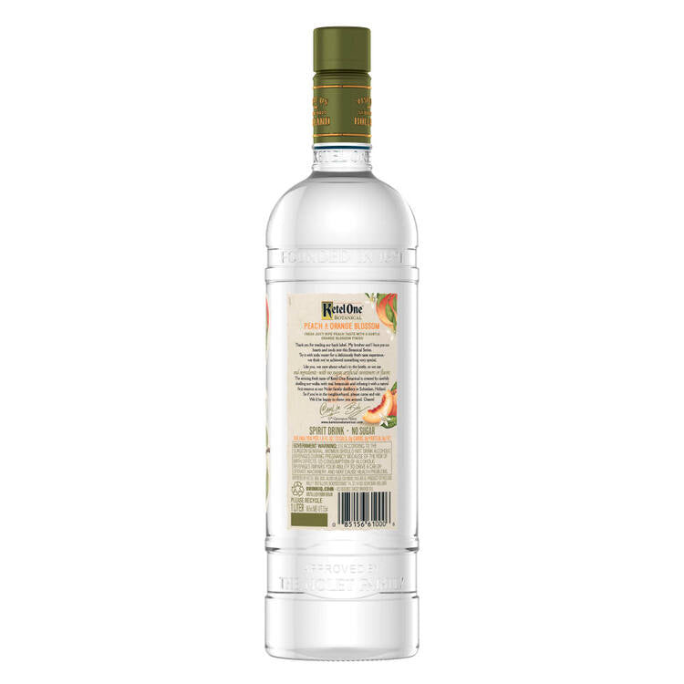 Ketel One Peach & Orange Blossom Flavored Vodka Botanical 60 - 1.0L
