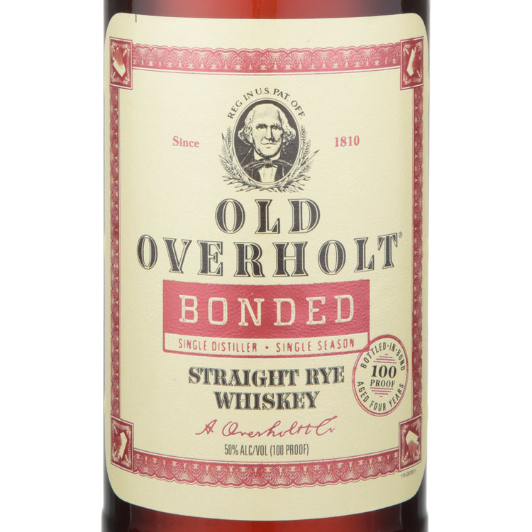 Old Overholt Straight Rye Whiskey Bonded 4 Yr 100 - 1.0L