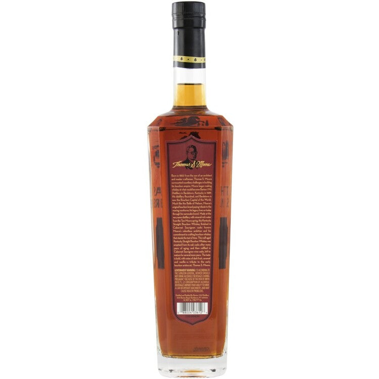Thomas S. Moore Straight Bourbon Extended Cask Finish Cabernet Sauvign - 750ML - Back