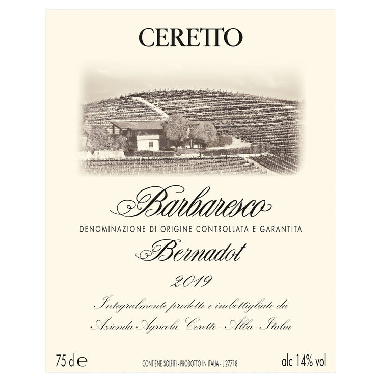 Ceretto Barbaresco Bernardot 2020 - 750ML
