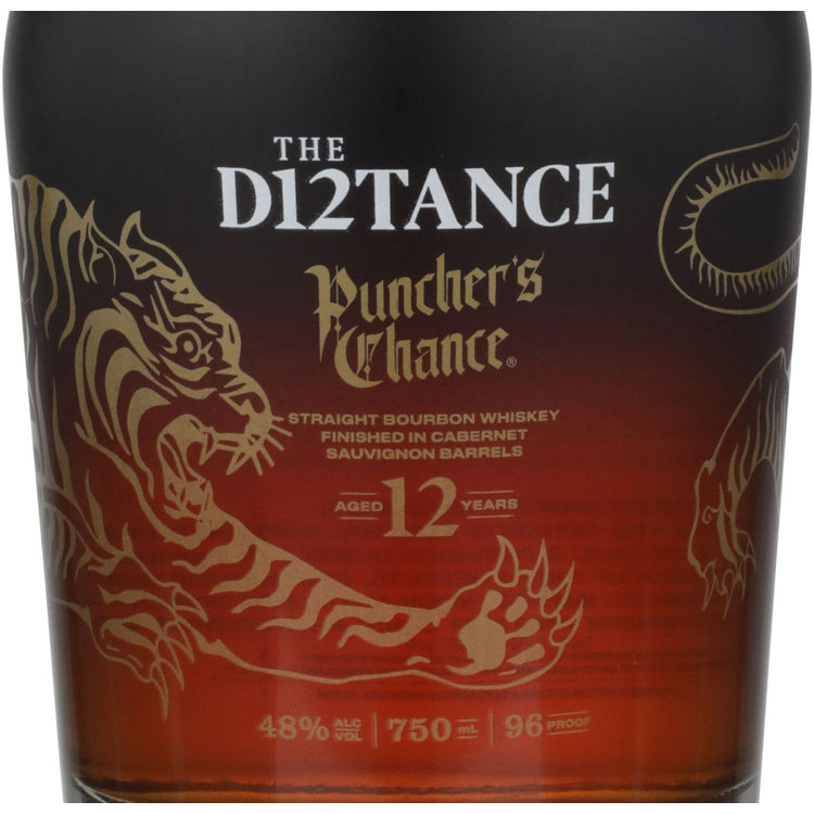 Puncher's Chance Straight Bourbon The D12tance Finished In Cabernet Sa - 750ML - Front Label