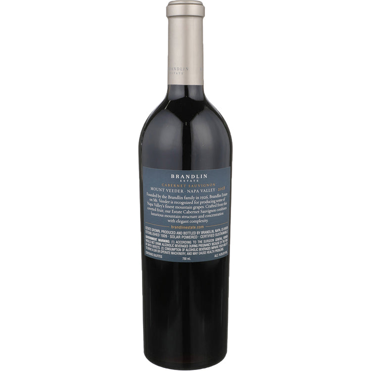 Brandlin Cabernet Sauvignon Brandlin Vineyard Mount Veeder 2019 - 750ML