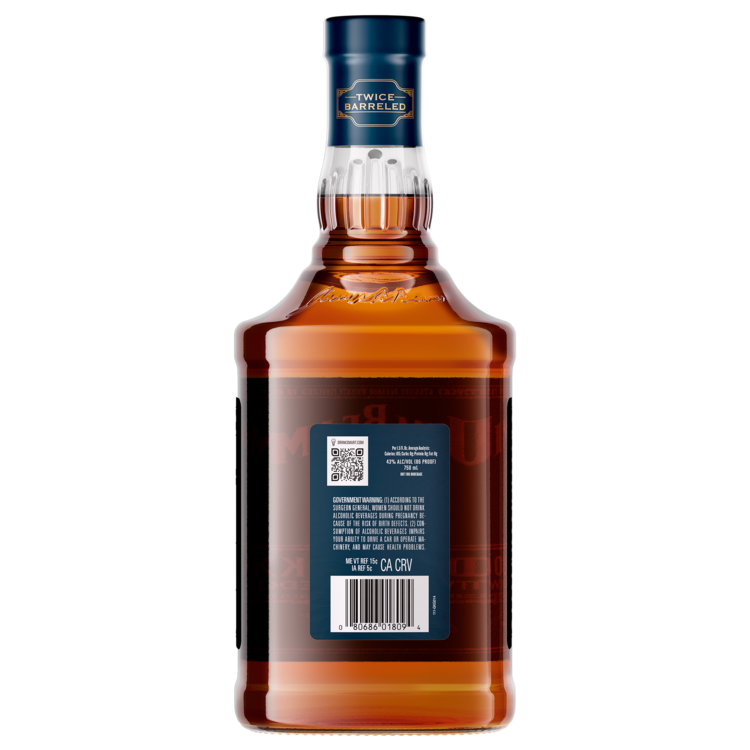 Jim Beam Straight Bourbon Double Oak Twice Barreled 86 - 750ML