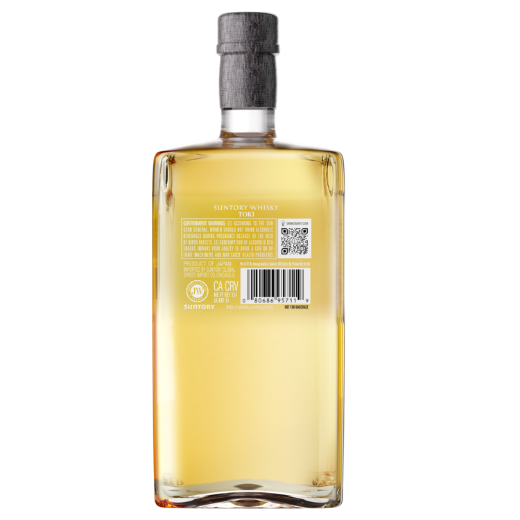 Suntory Whisky Toki 86 - 1.0L - Back