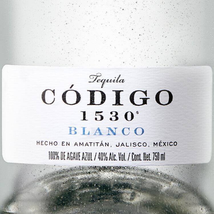 Codigo 1530 Tequila Blanco 80 - 750ML - Front Label
