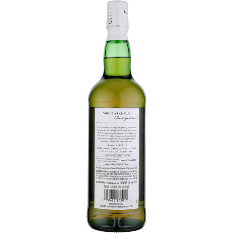 Laphroaig Single Malt Scotch 10 Yr 86 W/ Wellie Boot Tube - 750ML