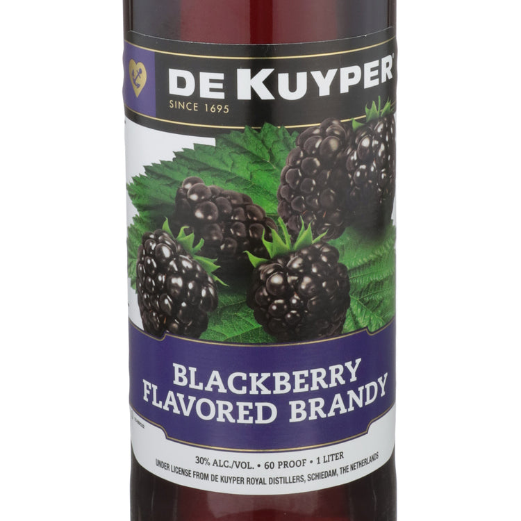 Dekuyper Blackberry Flavored Brandy 60 - 1.0L - Front Label
