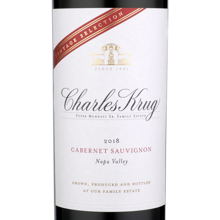 Charles Krug Cabernet Sauvignon Vintage Selection Napa Valley 2018 - 750ML