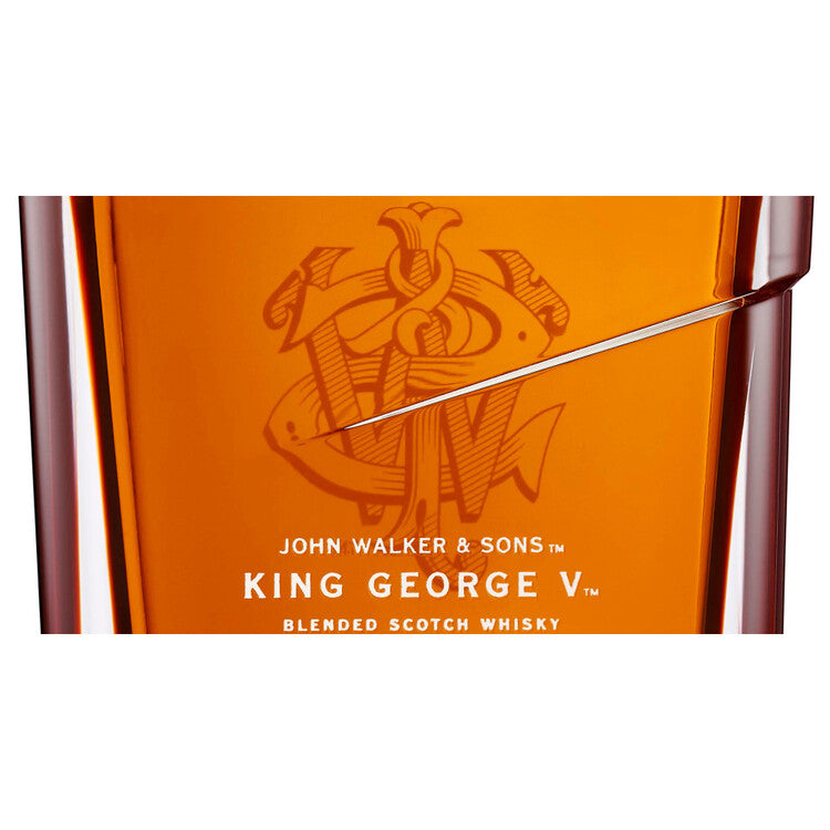 Johnnie Walker Blended Scotch Blue Label King George V Edition 86 - 750ML - Front Label