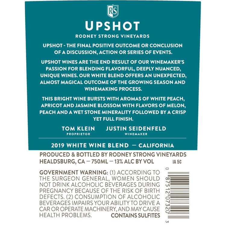 Upshot White Wine Blend California 2019 - 750ML