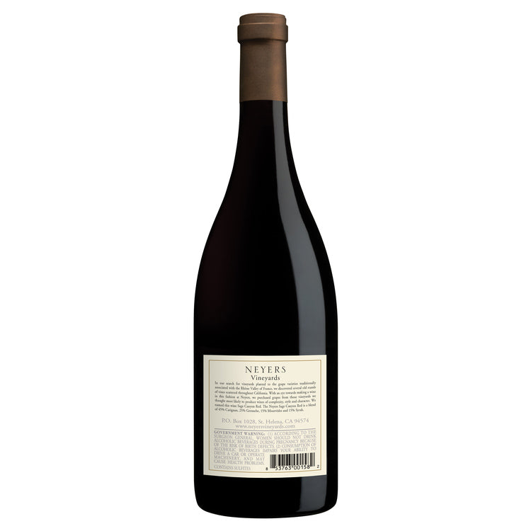 Neyers Red Wine Sage Canyon California 2021 - 750ML
