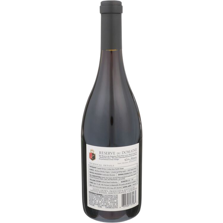 Laetitia Pinot Noir Reserve Du Domaine Arroyo Grande Valley 2021 - 750ML