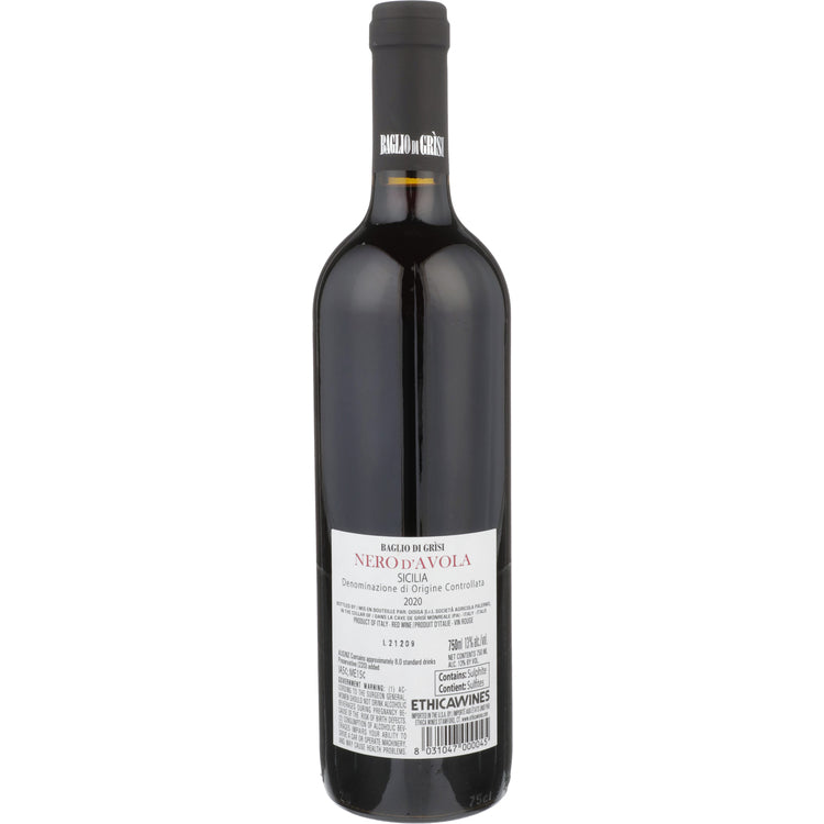 Baglio Di Grisi Nero D'Avola Sicilia 2020 - 750ML
