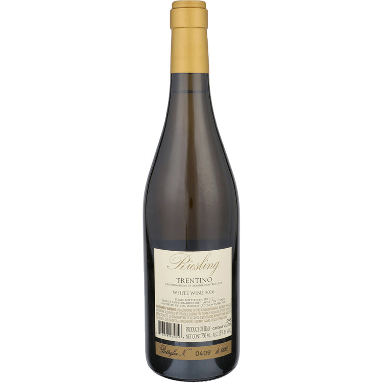 San Leonardo Riesling Trentino 2016 - 750ML