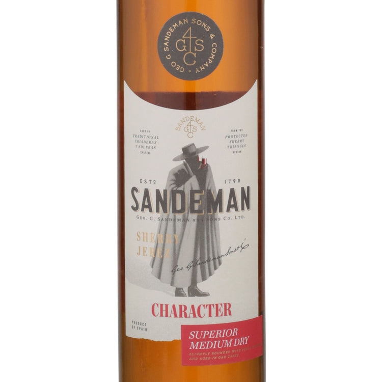 Sandeman Sherry Character Superior Medium Dry - 500ML - Front Label