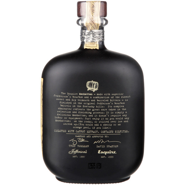 Jefferson'S The Manhattan Barrel Finished Cocktail 68 - 750ML