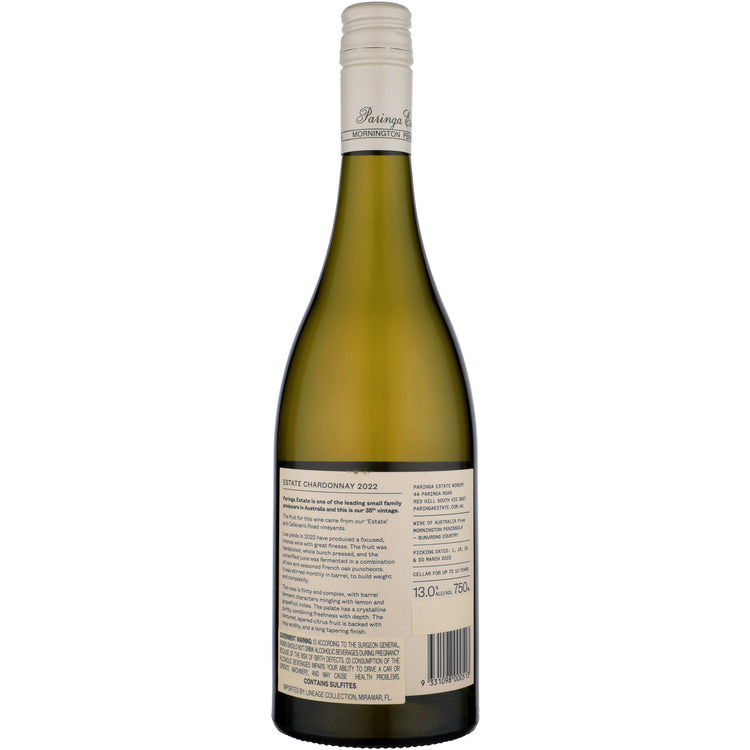 Paringa Chardonnay Mornington Peninsula Estate 2022 - 750ML