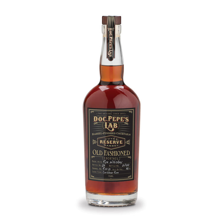Doc. Pepe's Lab Old Fashioned Single Barrel Cuvee Barrel Reserve Cockt - 750ML - Front