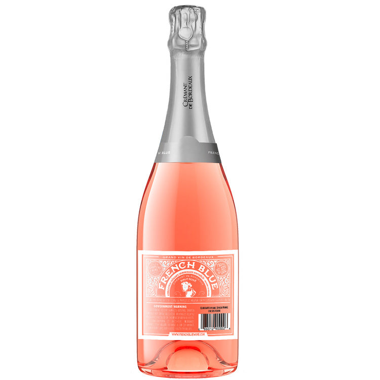 French Blue Cremant De Bordeaux Brut Rose - 750ML