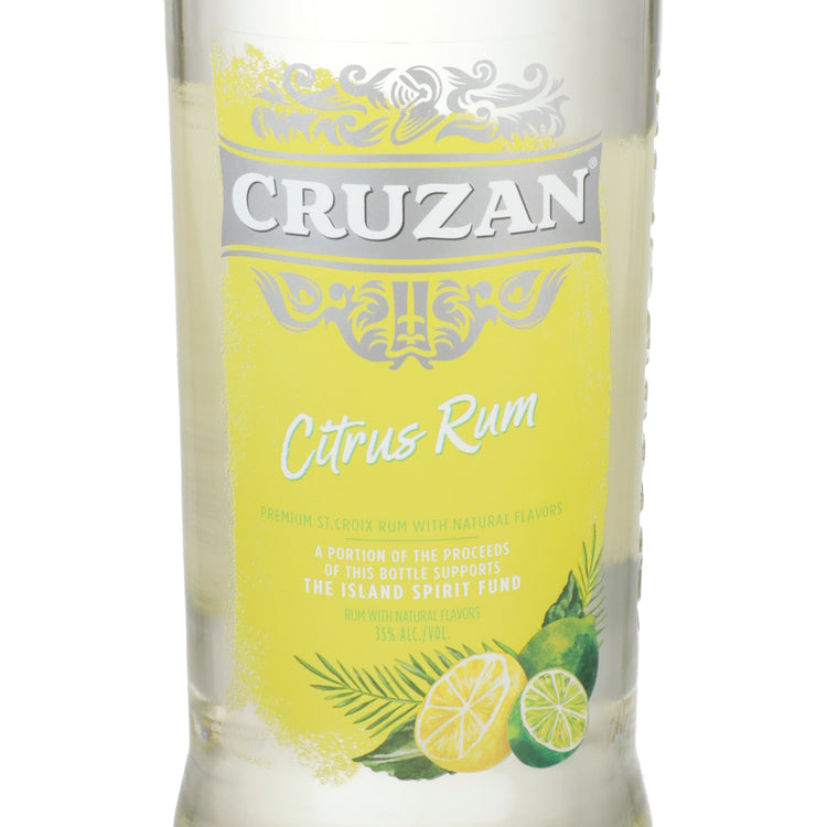 Cruzan Citrus Flavored Rum 70 - 1.0L - Front Label